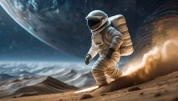 Astronauta To The Moon
